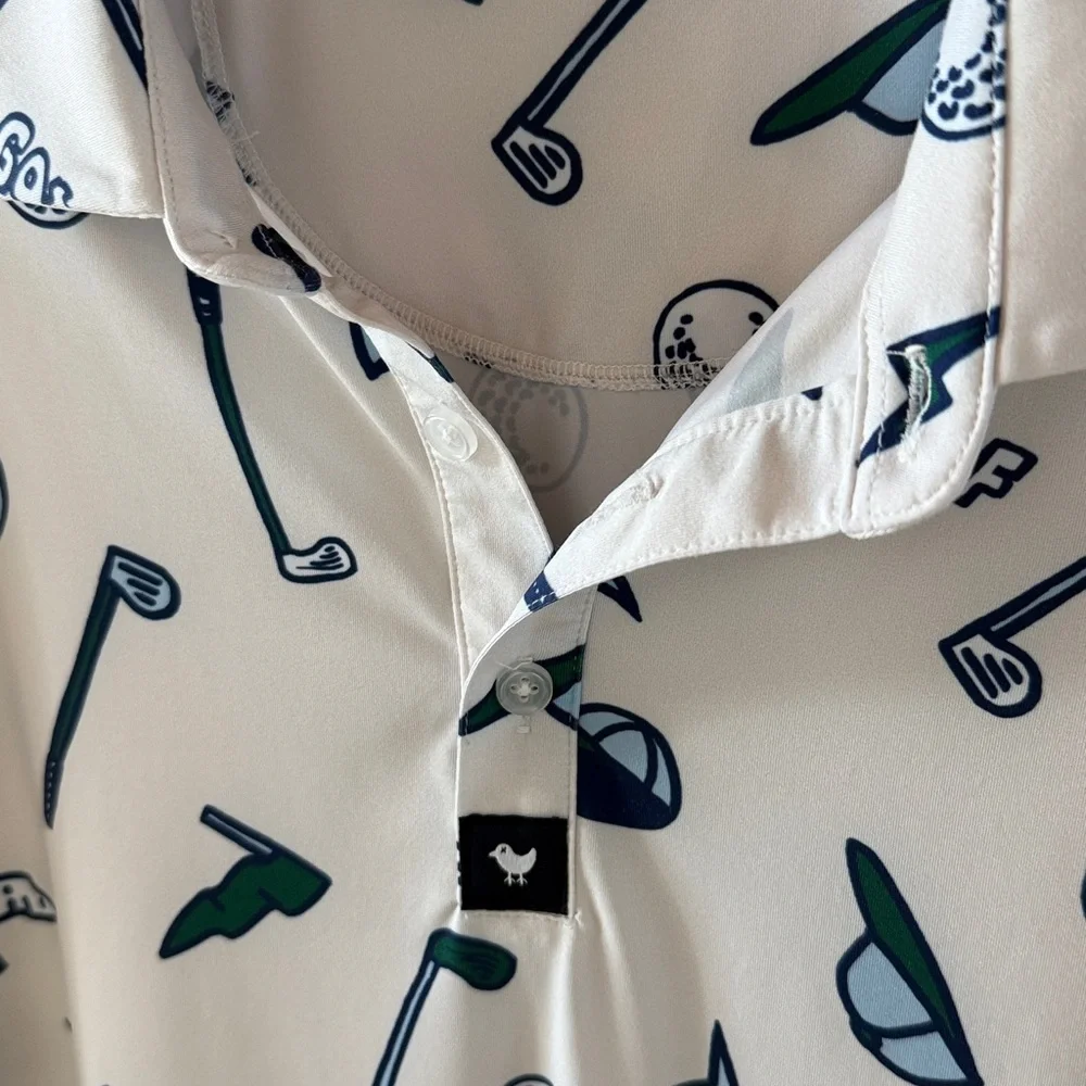 BAD BIRDIE YARD SALE Golf POLO Short Sleeve Shirt Men’s Size X-Large